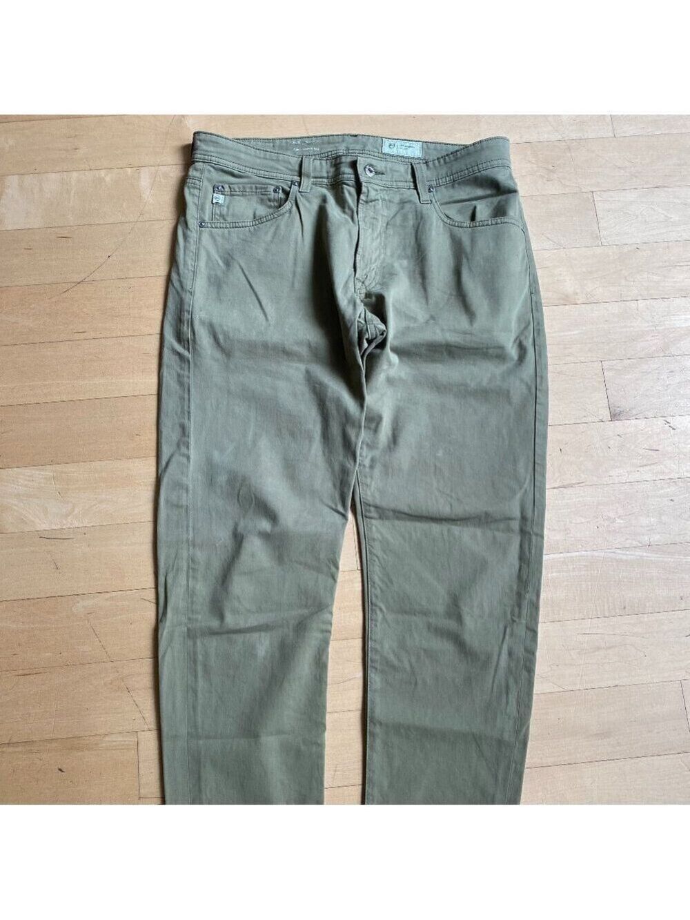 AG jeans mens olive green "telis" modern slim fitted sz 34